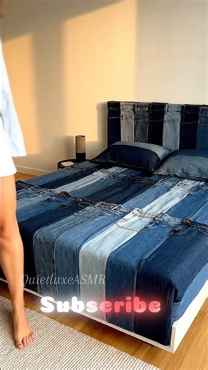【ASMR】Which Denim Bed Would You Choose? 🛏️💙 | #asmr #shorts