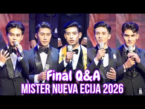 FINAL Q&A | Mister Nueva Ecija 2026
