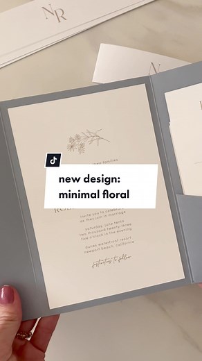 Would you believe you can DIY these wedding invitations? 💌 #diyweddinginvites #minimalistwedding #2023wedding #weddinginvitation