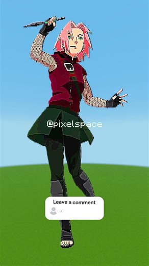 Sharingan Power in Pixel Art | Hinata, Sakura, Kurenai & Sasuke