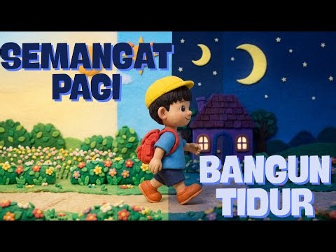 Bangun Tidur | Semangat Pagi | Lagu anak ceria untuk menemani aktivitas pagi si kecil | Wake Up🌞🎶