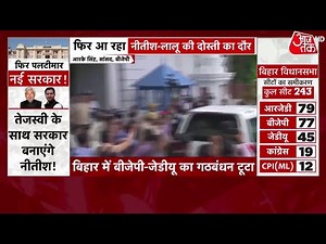 Bihar Political Crisis: तेजस्वी के साथ सरकार बनाएंगे नीतीश! | Lalu Prasad Yadav | Nitish Kumar
