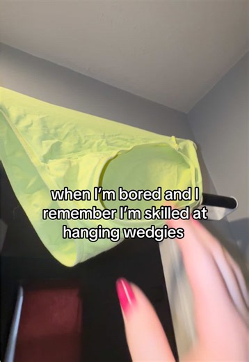 Hanging wedgies are always so fun 😂🤷‍♀️ #wedgietime #wedgiegirl | cute wedges