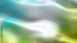 Silk Flag Animation of Spring color background video waving in wind. Realistic pastel Flag background. Spring color Flag Looping Closeup 1080p Full HD footage. Spring Satin flag