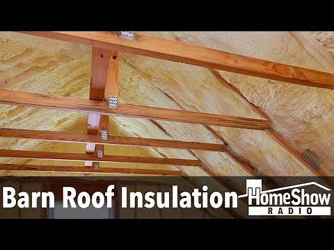 What's the best way to insulate a metal barn roof to prevent condensation?