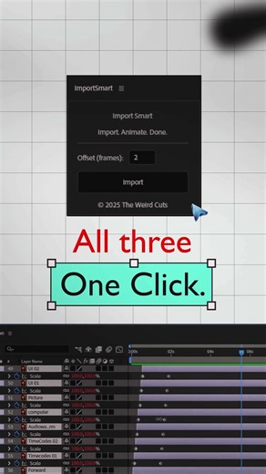 Import Smart Plugin | Motion Graphics Tips | #aftereffects #animation