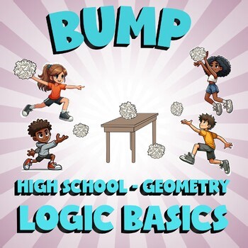 Logic Basics BUMP Math Game - No Prep Geometry Review Activity