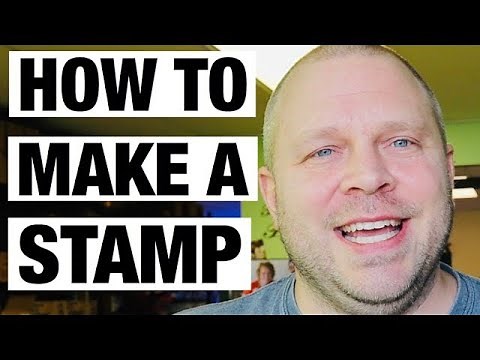 HOW TO MAKE A STAMP WITH LASER ENGRAVING and a step by step guide using CorelDRAW to etch