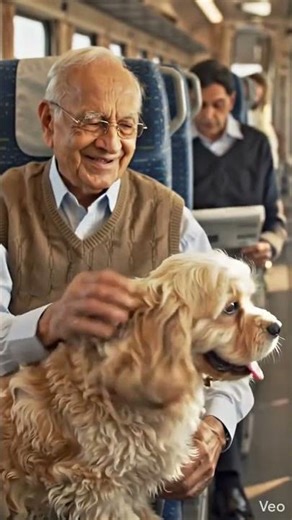 A Golden Lhasa Apso’s Magical Train Journey 🐶🚆