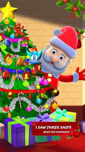 I Saw Three Ships Song by Kent The Elephant on Hoopla Holidays Volume 3! #shorts #christmas