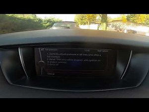 Comment réinitialiser le témoin de pression des pneus de la BMW X1 ?