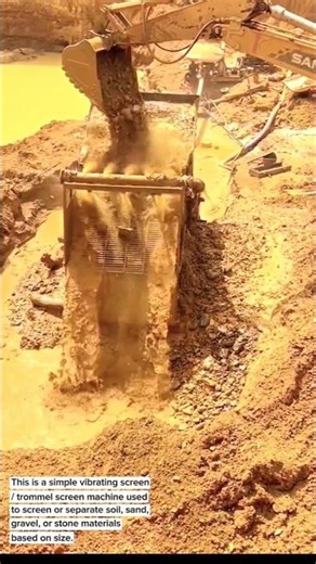 Excavator Feeding Vibrating Screen – Soil and Rock Separation for Construction & Mining