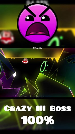 CraZy III Boss 100% #geometrydash #geometrydashlevel