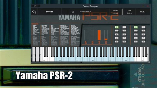 Yamaha PSR-2 (Decent Sampler Library)