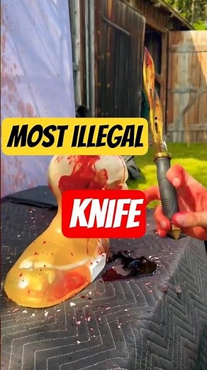 The Most "Illegal " Weapon Ever Made 🤯...Karambit ? Switchblade