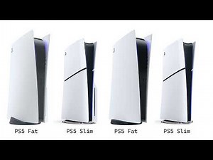 PlayStation 5 Slim vs Original Console Size and Look Comparison