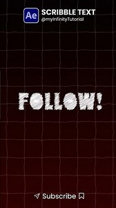 Easy Scribble Text Animation in After Effects ✏️ | Quick & Clean | AE Quick Tips 43