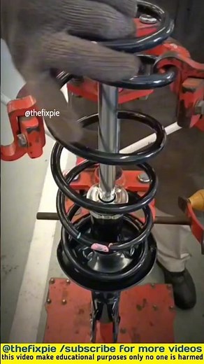 Shock Absorber Assembly Install || Step by Step Guide #shortsfeed #mechanic