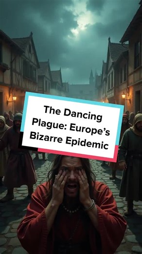Discover the chilling story of the Dancing Mania of 1374—when townspeople danced uncontrollably to exhaustion and death. What triggered this mass hysteria? #history #mystery #darkhistory #medieval #europe Like and Follow for more Dark History