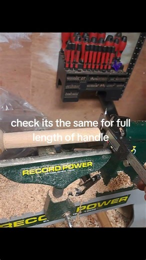 Making ash chisel handles