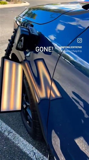 What crease? We don't see one! #national #dent #repair #classic #car #autorestoration