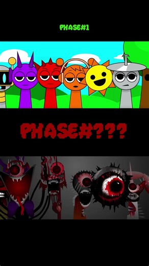 Sprunki evolution phase 1 VS ??? #sprunkihorrorversions #phase #sprunkiincredibox