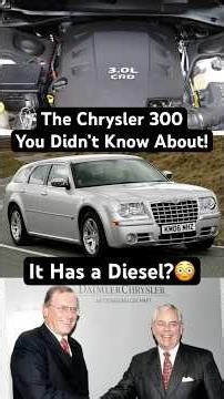 The Diesel-Powered Chrysler 300C CRD Nobody Knew About #mopar #chrysler #chrysler300 #dodge #hemi