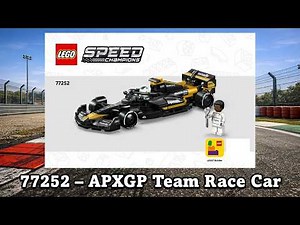LEGO Speed Champions 77252 - APXGP Team Race Car - LEGO Instructions (Full Build)