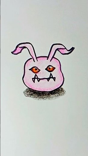 Easy way to draw Digimon Koromon