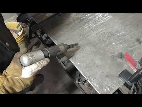 Quick look at how I fabricate the stand for our mini forge.