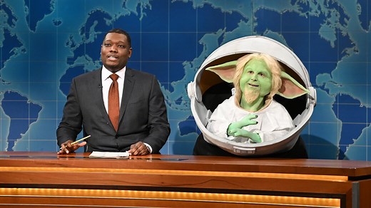Baby Yoda Makes Segment-Stealing Return to ‘Saturday Night Live’ on “Weekend Update”