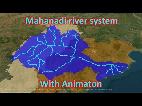 Mahanadi river system detailed description with animation