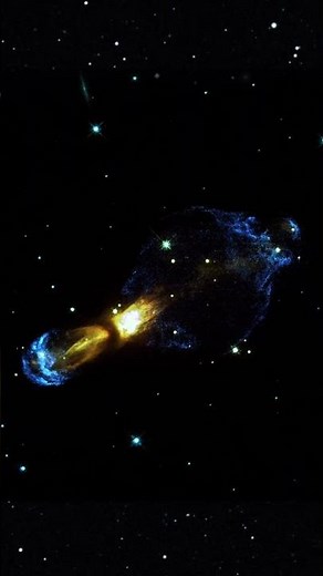Hubble Observes the Calabash Nebula: A Star’s Final Transformation #space #universe #shorts