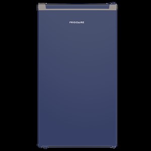 Frigidaire Compact Fridge with Chiller, 3.2 cu ft, Mini Fridge for Office, Bedroom, Dorm Room or Cabin – W:17.83" x L: 16.97" X H:33.27" (Marine)