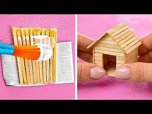 Creating a Realistic Miniature House with Tiny Furniture ✨🏡