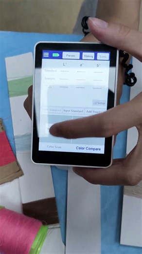 LS175 yarn colorimeter