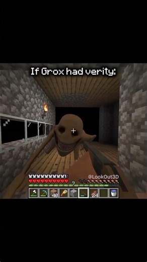 Grox is here to scare Verity😭 #verity #minecraft #horror #mod #gogilaeditz #viral
