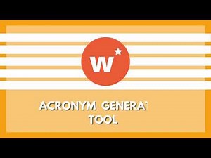 Free AI Acronym Generator
