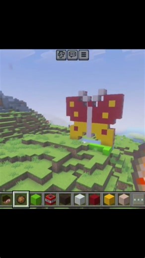 Built a Giant Butterfly in Minecraft 🦋