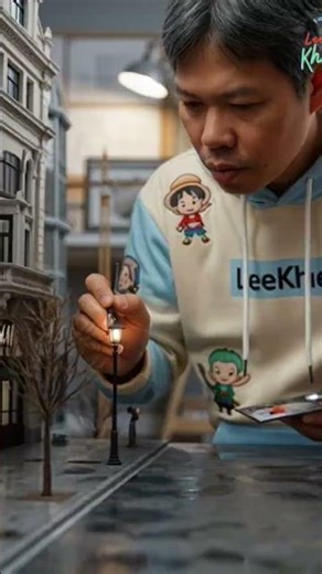 "Diorama Suasana Jalan di Antwerp Di Musim Dingin, Belgia 🇧🇪"