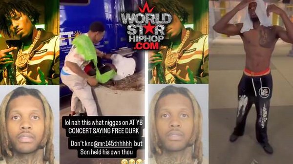 Man Shouts 'Free Durk' At An NBA YoungBoy Concert And Immediately Gets Jumped By The 4KT Faithful!