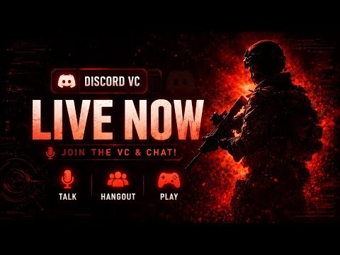 🔥 DISCORD VC LIVE NOW | Gaming, Chill & Squad Vibes 🎮