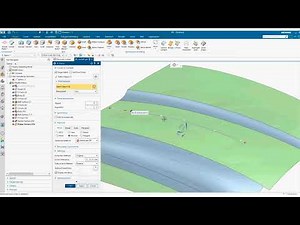 NX2206 What's New Demo - Easily create complex transition surfaces