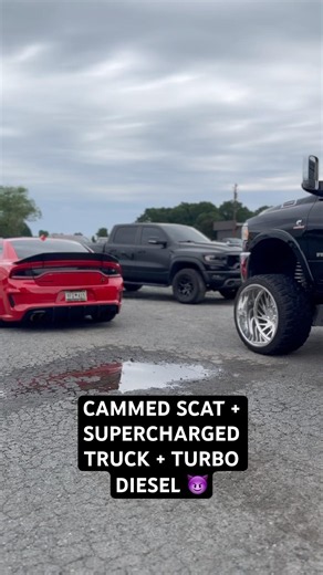 MOPAR ONLY PARKING 😈😈 CAMMED SCAT SOUNDS 🔥🔥😮‍💨😮‍💨