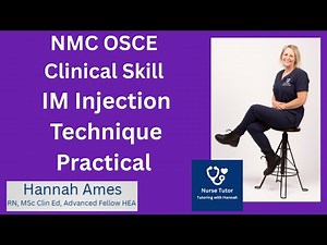 NMC OSCE Intramuscular Injection Technique no PPE