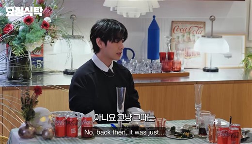 Taehyung on why RUN BTS was created 🐯: We tried to do everything we possibly could…because back then TV shows only invited people with a lot of buzz or high popularity 🗣️: You needed a breakthrough 🐯: Yeah we wanted an outlet to show off our own charm and I think YouTube was that for us