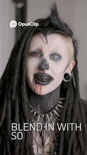 Being normal is "boring" - what's the point? 🦇 #ytshorts #transformed #goth #softglam #makeover