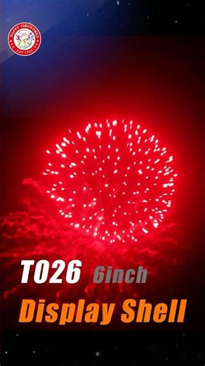 T026 6'' Display Shell Red&Green Ghost to Time Rain