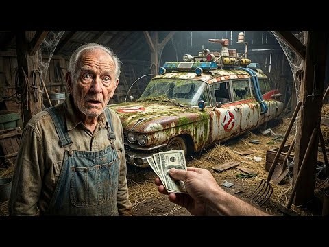 Restoring a Completely DESTROYED Ecto-1 Ghostbusters Car $300 Find | FULL ASMR