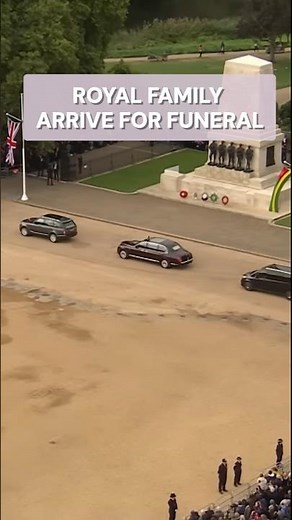 The Royal Family Arrive For the Funeral of Queen Elizabeth II